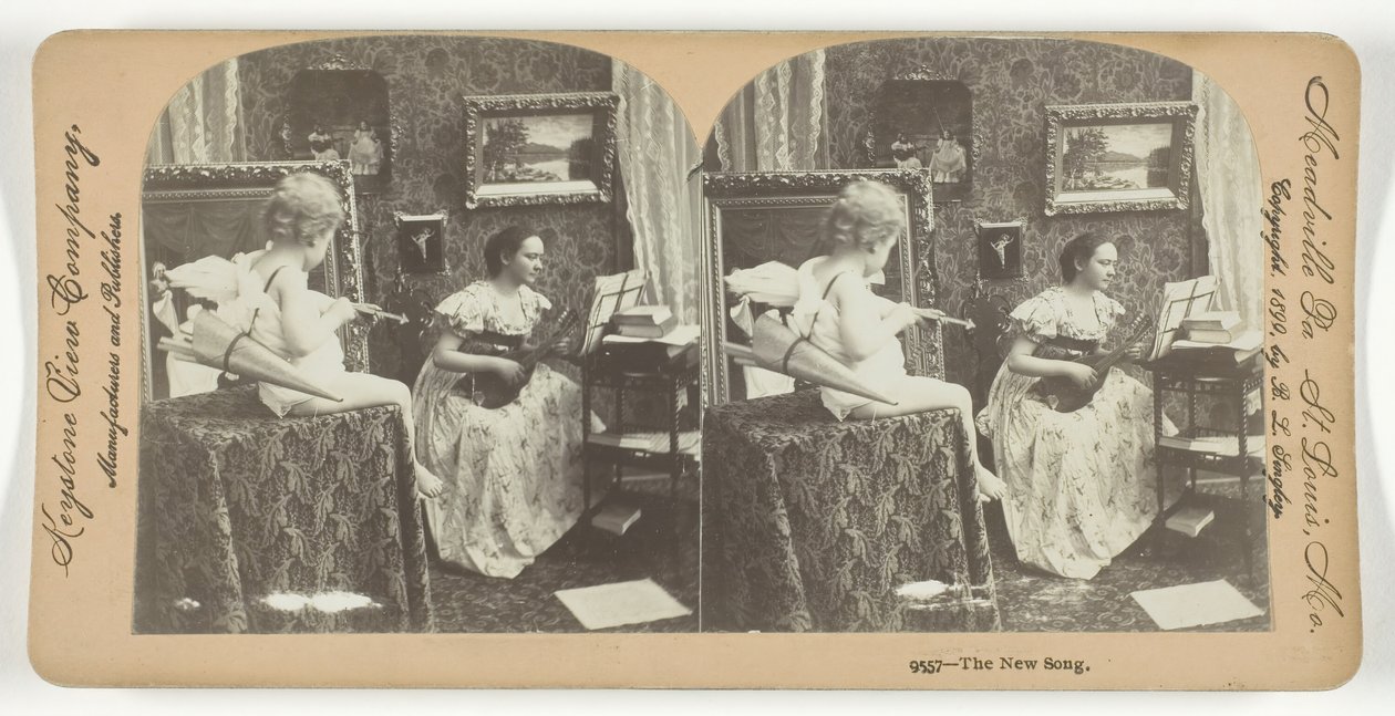 Nová píseň, 1899. od Keystone View Company