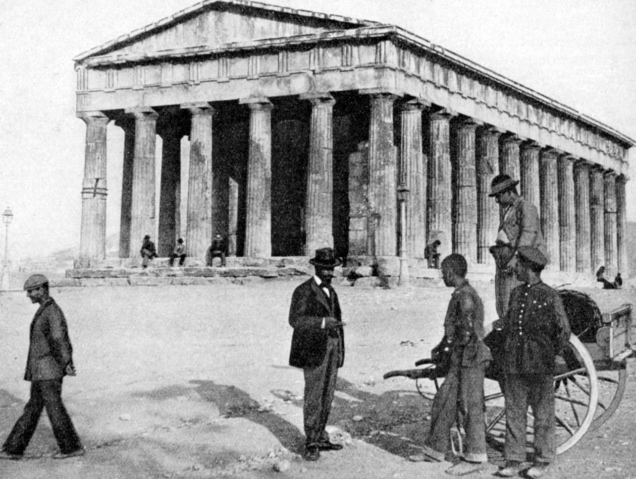 Theseum v Aténách, Řecko, 1922. od Keystone View Company