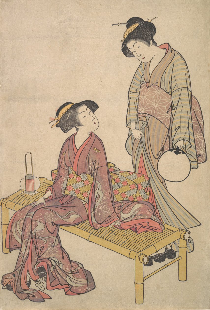 Ruční lucerna, ca. 1790. od Kitao Shigemasa