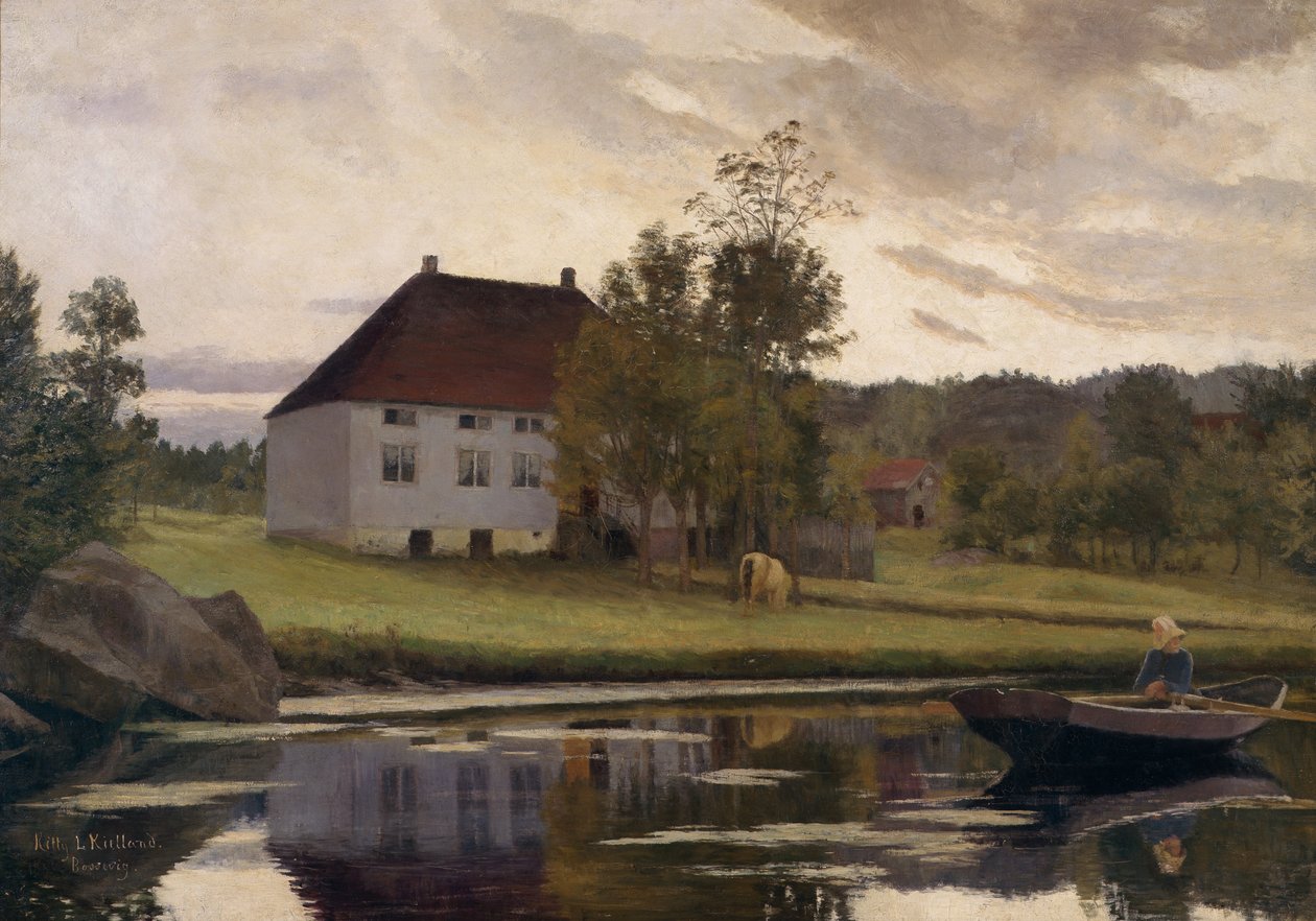 Bossevig, po západu slunce od Kitty Lange Kielland