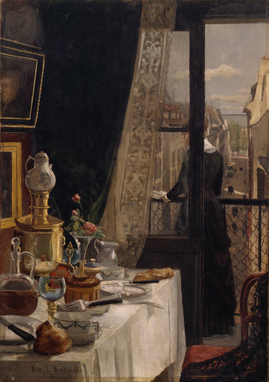 interiér Paříže od Kitty Lange Kielland