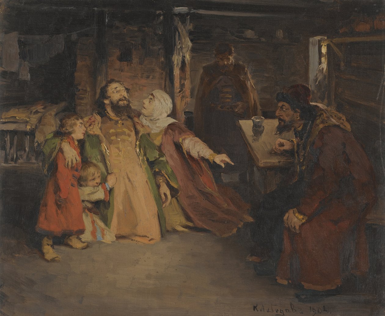 Ivan Hrozný od Klavdi Vasilyevich Lebedev