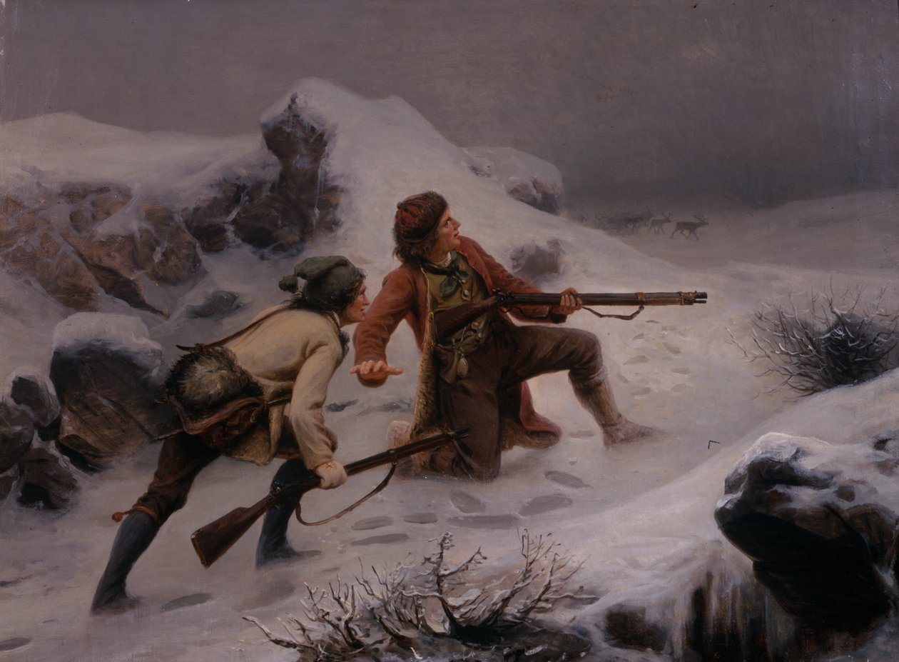 Lov sobů od Knud Bergslien