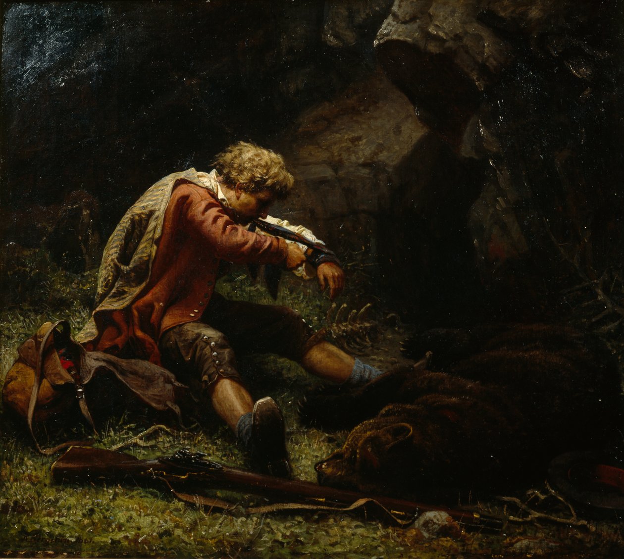Lovec zraněných medvědů od Knud Bergslien