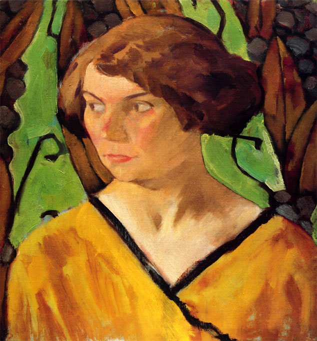 Portrét dívky od Koloman Moser