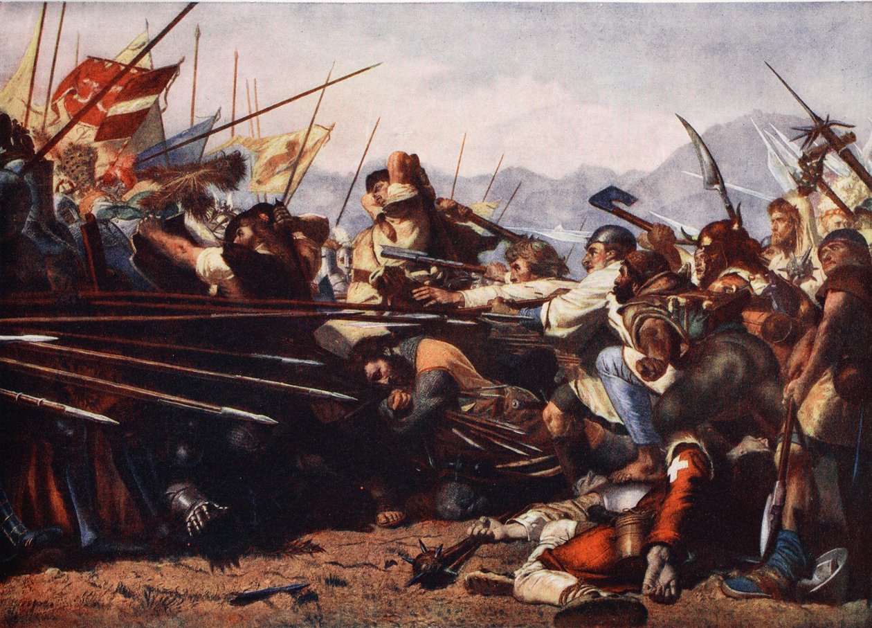 Bitva u Sempachu, 1386 od Konrad Grob