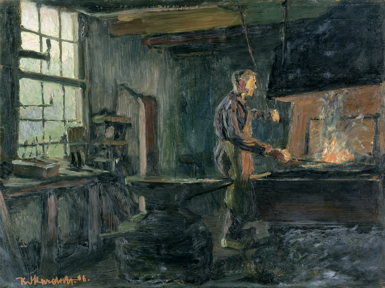 The Forge, 1906 od Konrad von Kardorff