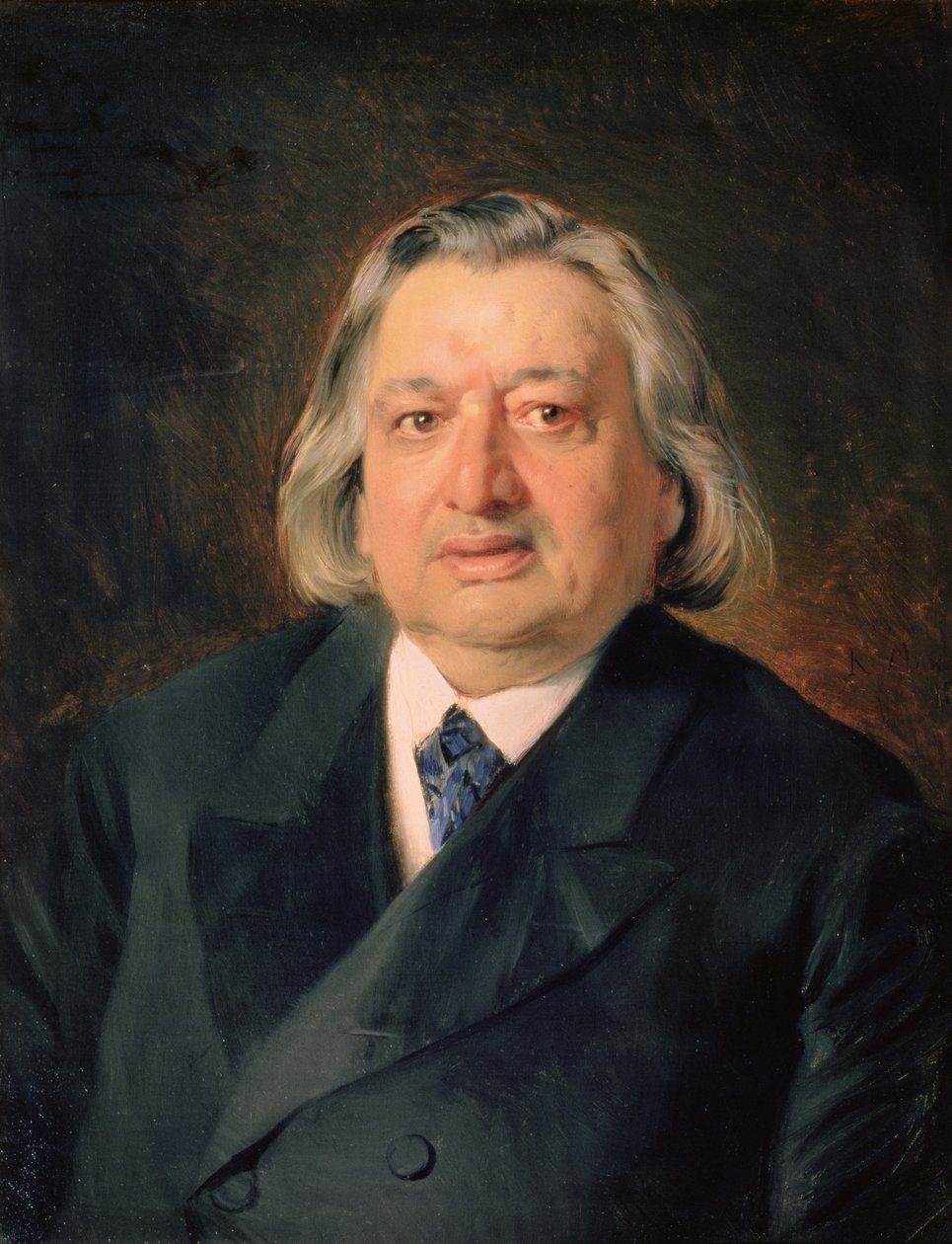 Portrét Ossipa Petrova (1807-78), 1870 od Konstantin Egorovich Makovsky