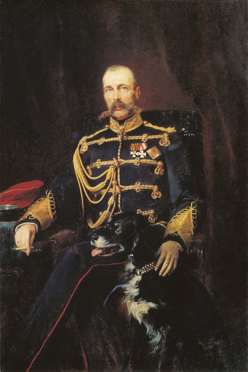 Ruský Alexandr II od Konstantin Egorovich Makovsky