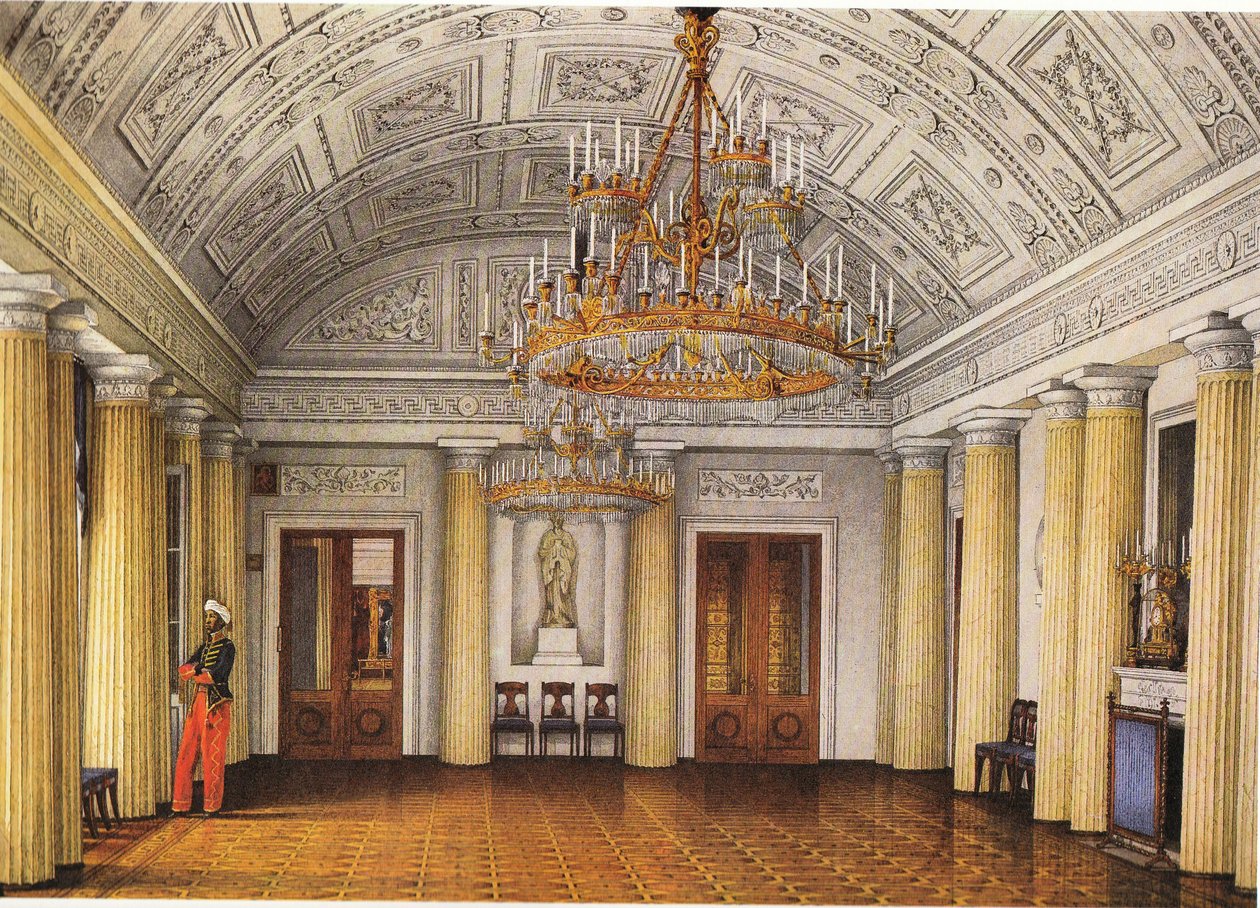 Interiéry Zimního paláce. Velká (arabská) jídelna od Konstantin Andreyevich Ukhtomsky