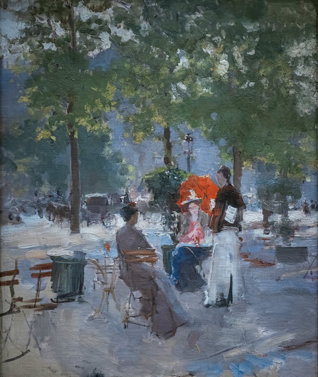 V pařížské kavárně od Konstantin Alekseevich Korovin