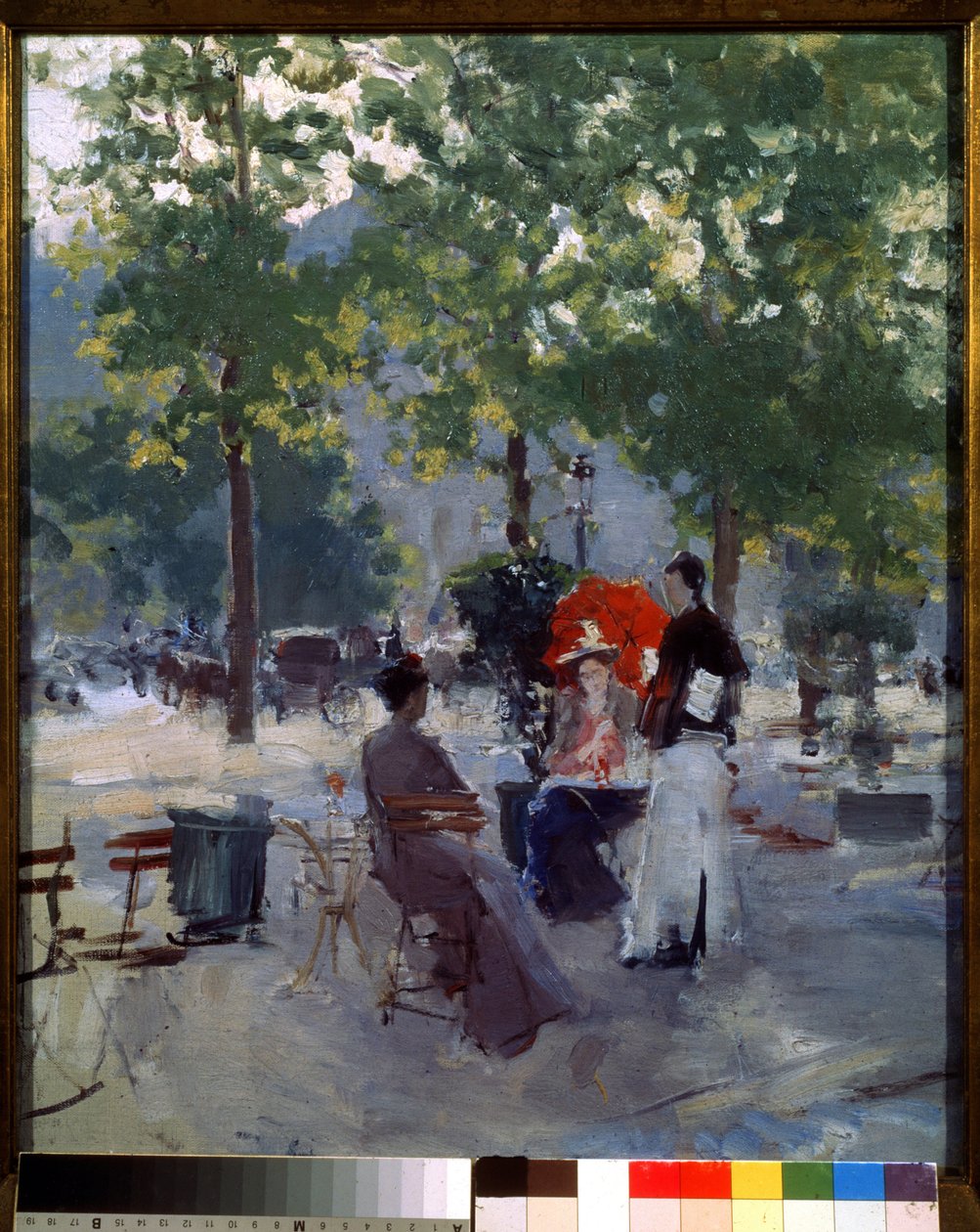 Kavárna v Paříži od Konstantin Alekseevich Korovin