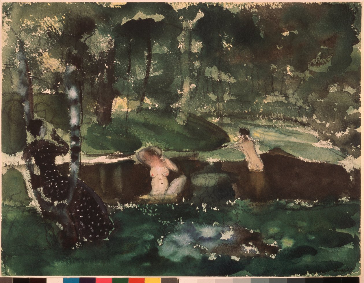 Koupající se od Konstantin Andreevic Somov