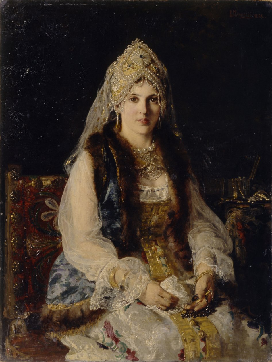 Boyarsova manželka, 1880 od Konstantin Egorovich Makovsky