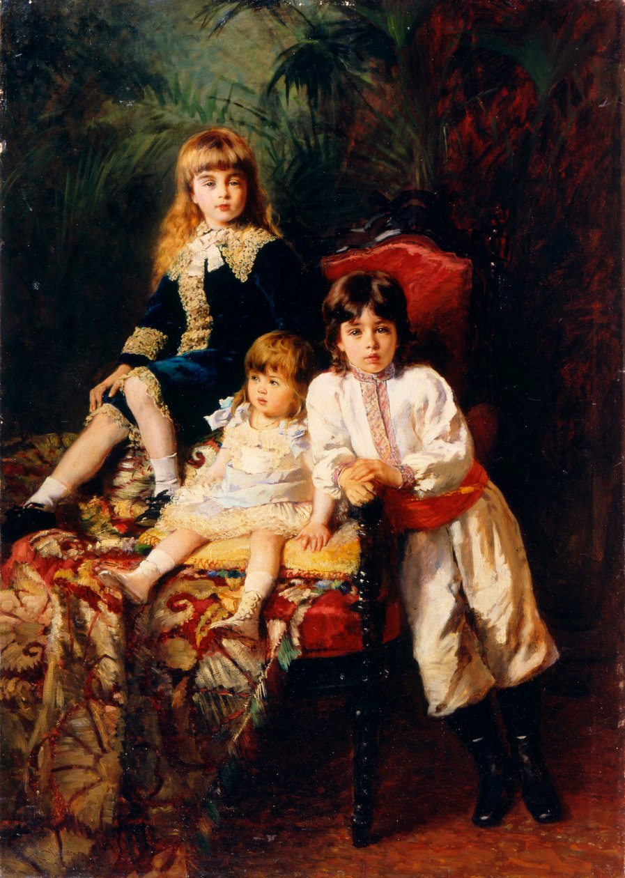Děti Balashovových, 1880 od Konstantin Egorovich Makovsky