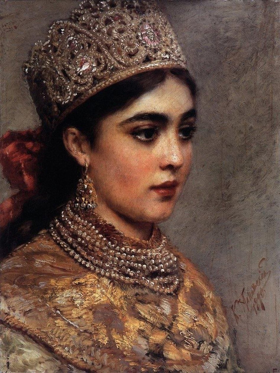 The Boyar Woman, 1890 od Konstantin Egorovich Makovsky