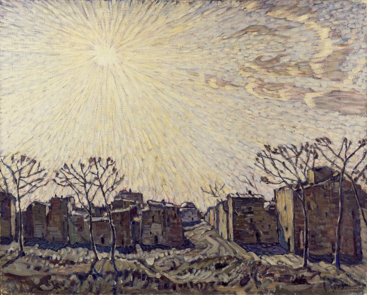 Slunce, 1906 od Konstantin Fyodorovich Bogayevsky