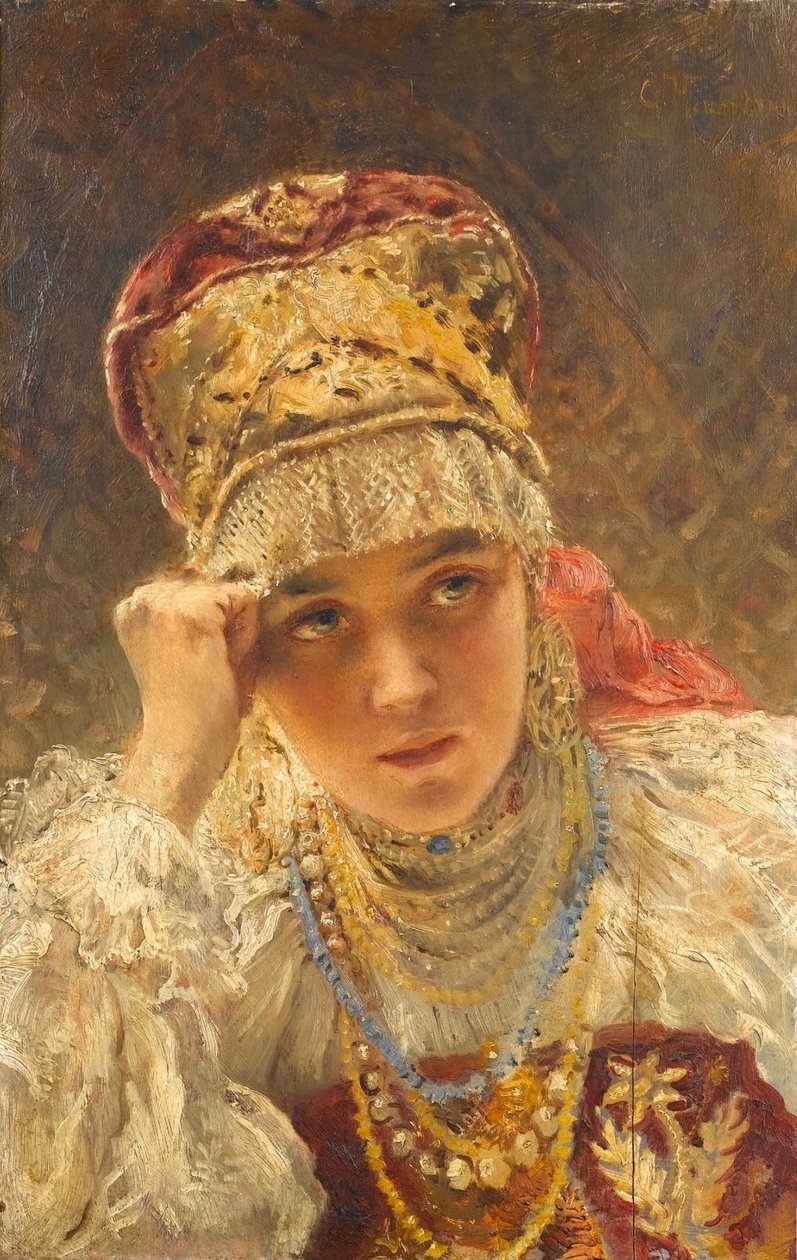 Mladá boyarina od Konstantin Makovsky