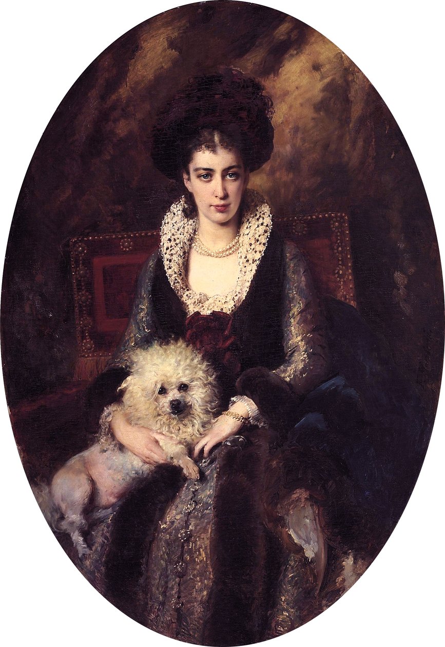 Marie Alexejevna Makovská od Konstantina Makovského (1839-1915) od Konstantin Makovsky