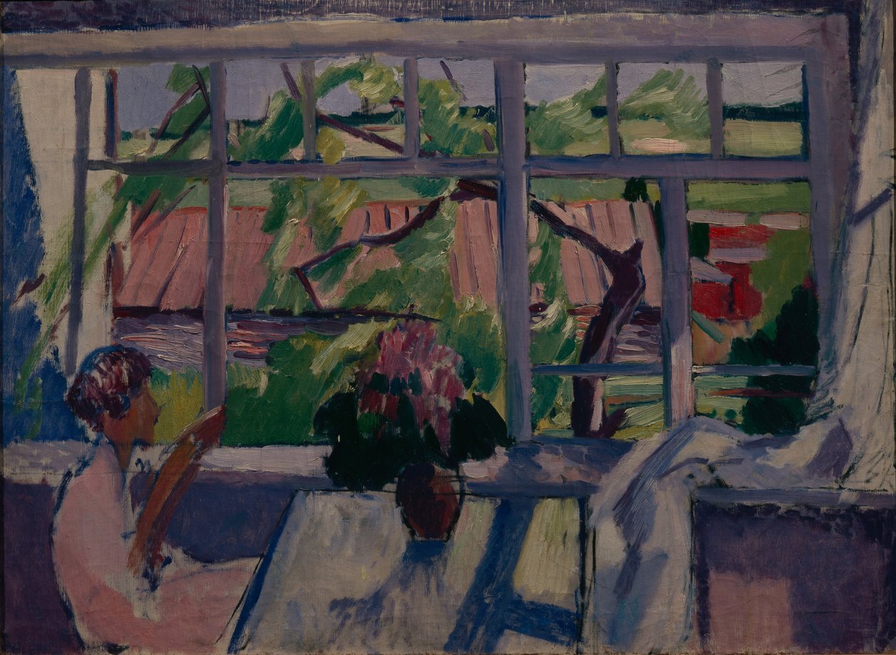 Na terase, 1929 od Konstantin Nikolayevich Istomin