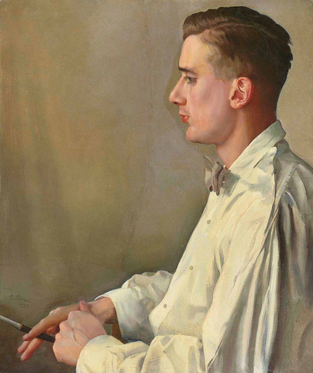Rusky: "Portrét B. Sněžkovského" Portrét B. Snežkovského od Konstantin Somov