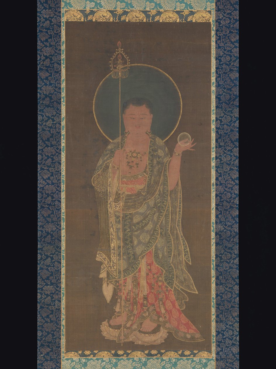 Závěsný svitek Kshitigarbha, 1300-50 od Korean School