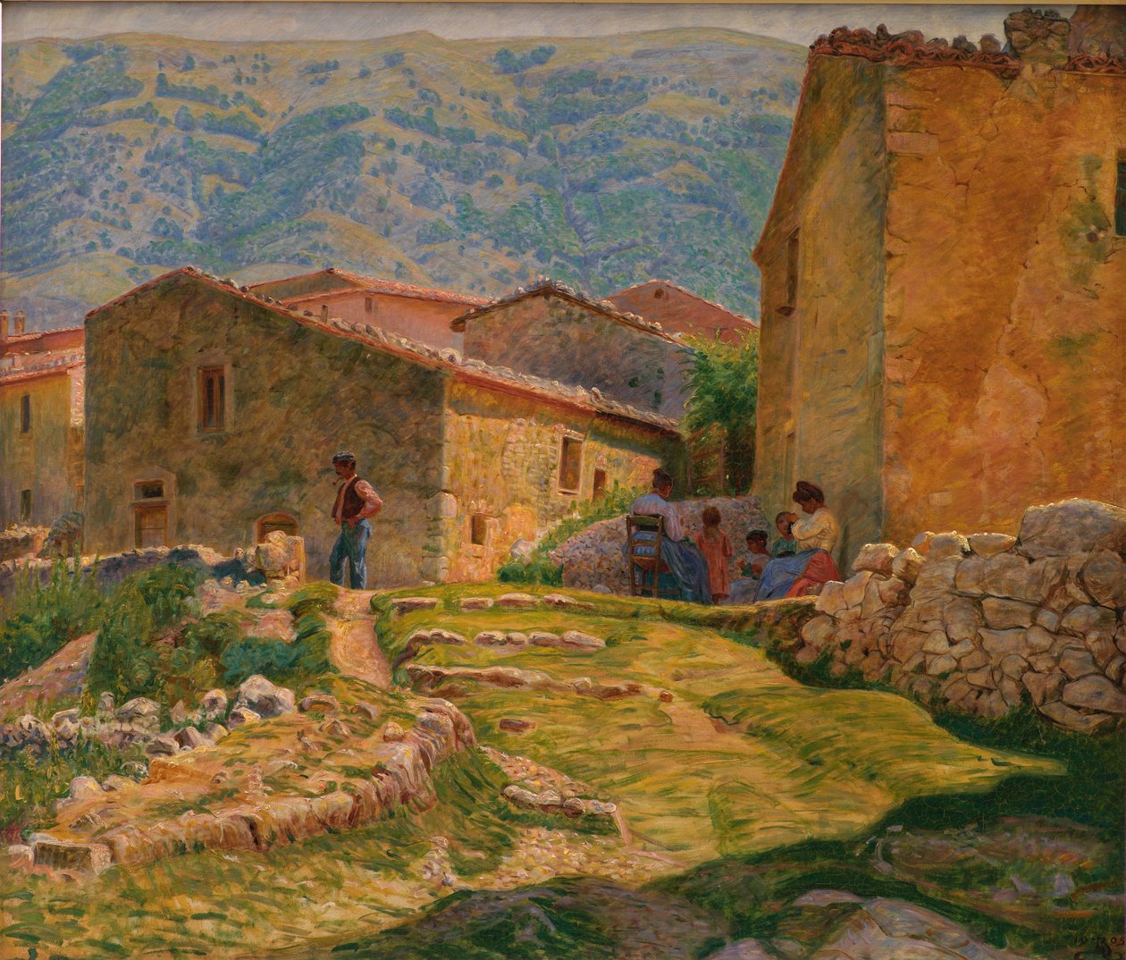 Slunečné odpoledne v Civita d