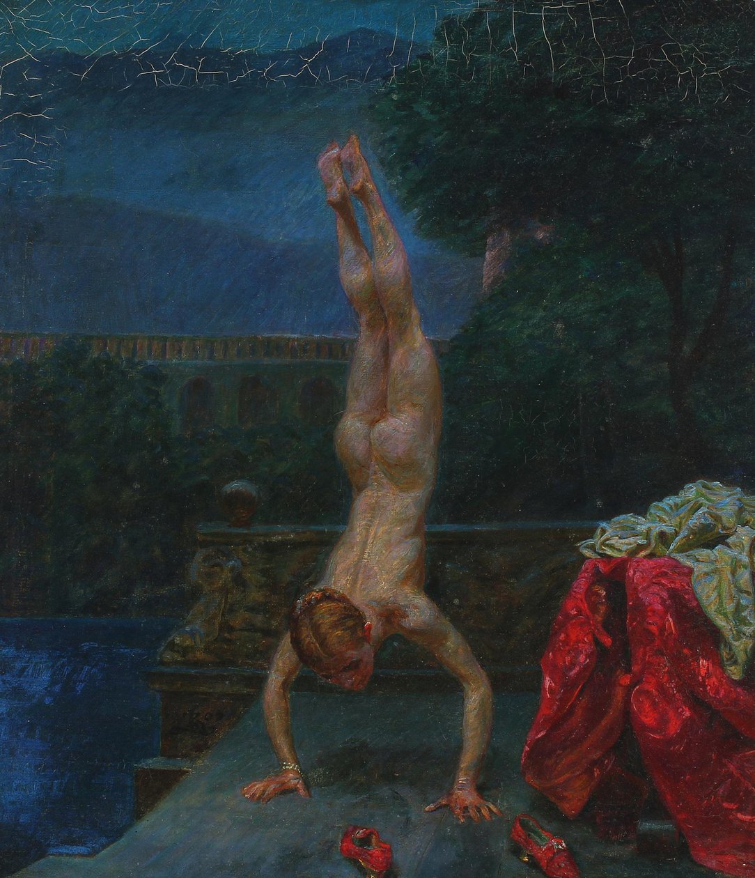 Susanna ve své koupeli, 1907. od Kristian Zahrtmann