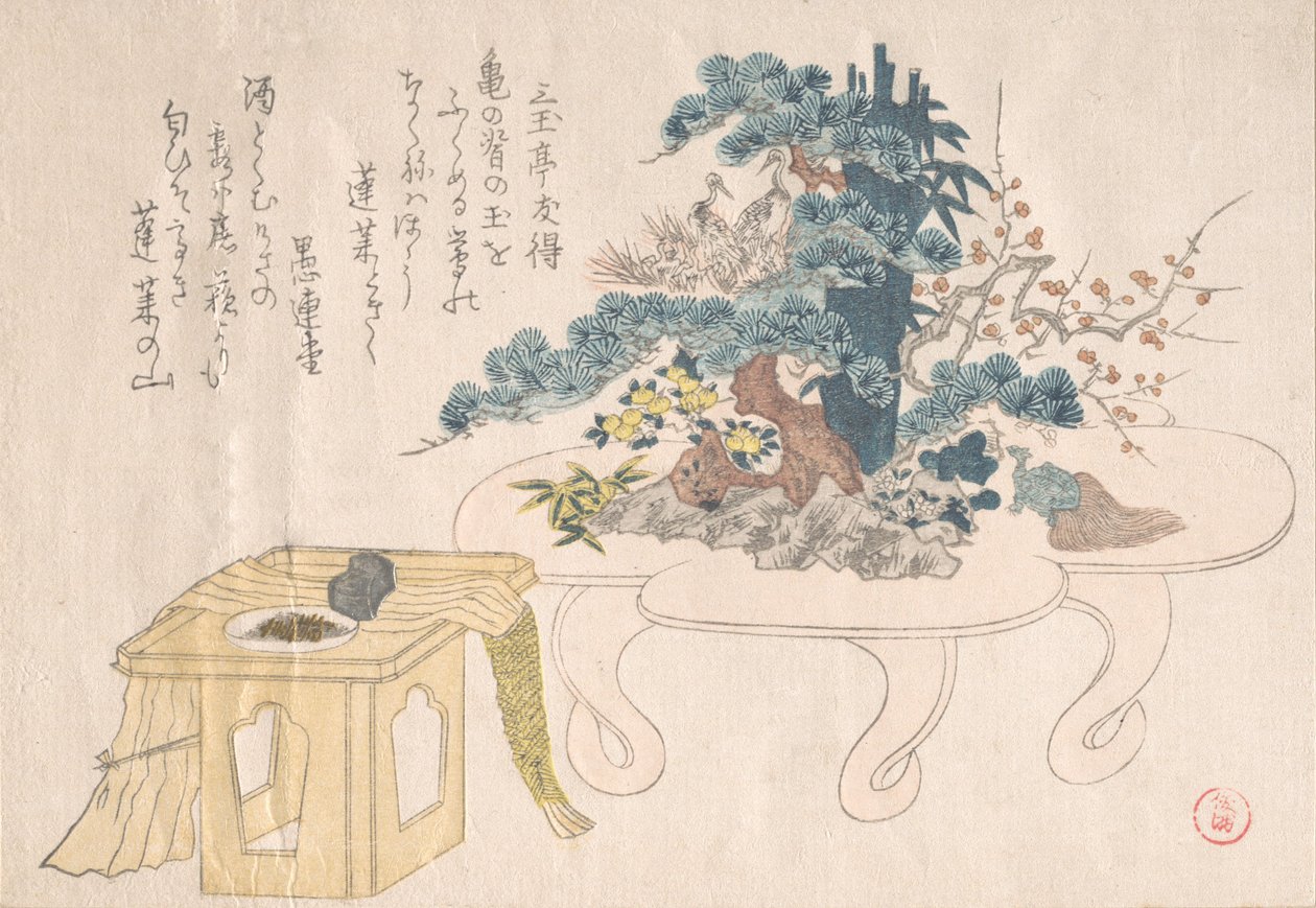 Shimadai a Sambo, 19. století. od Kubo Shunman
