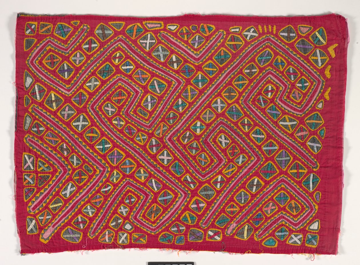 Shirt Panel (mola), cca 1950 (aplikovaná bavlna) od Kuna Indian Culture