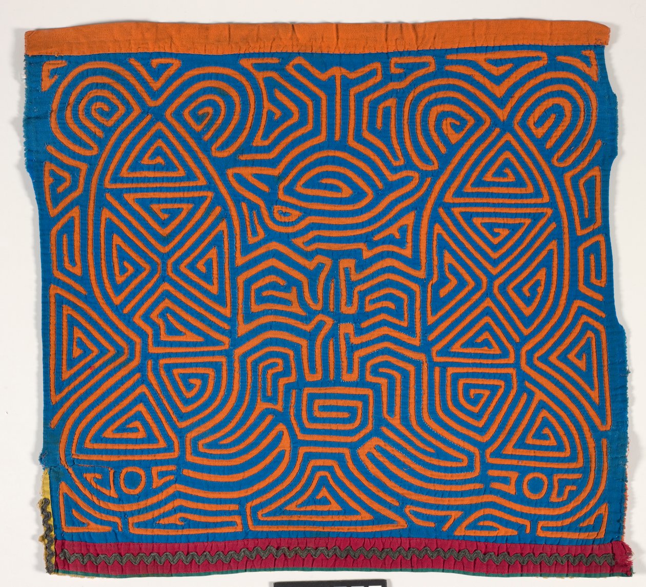 Panel košile (mola) (aplikovaná bavlna) od Kuna Indian Culture