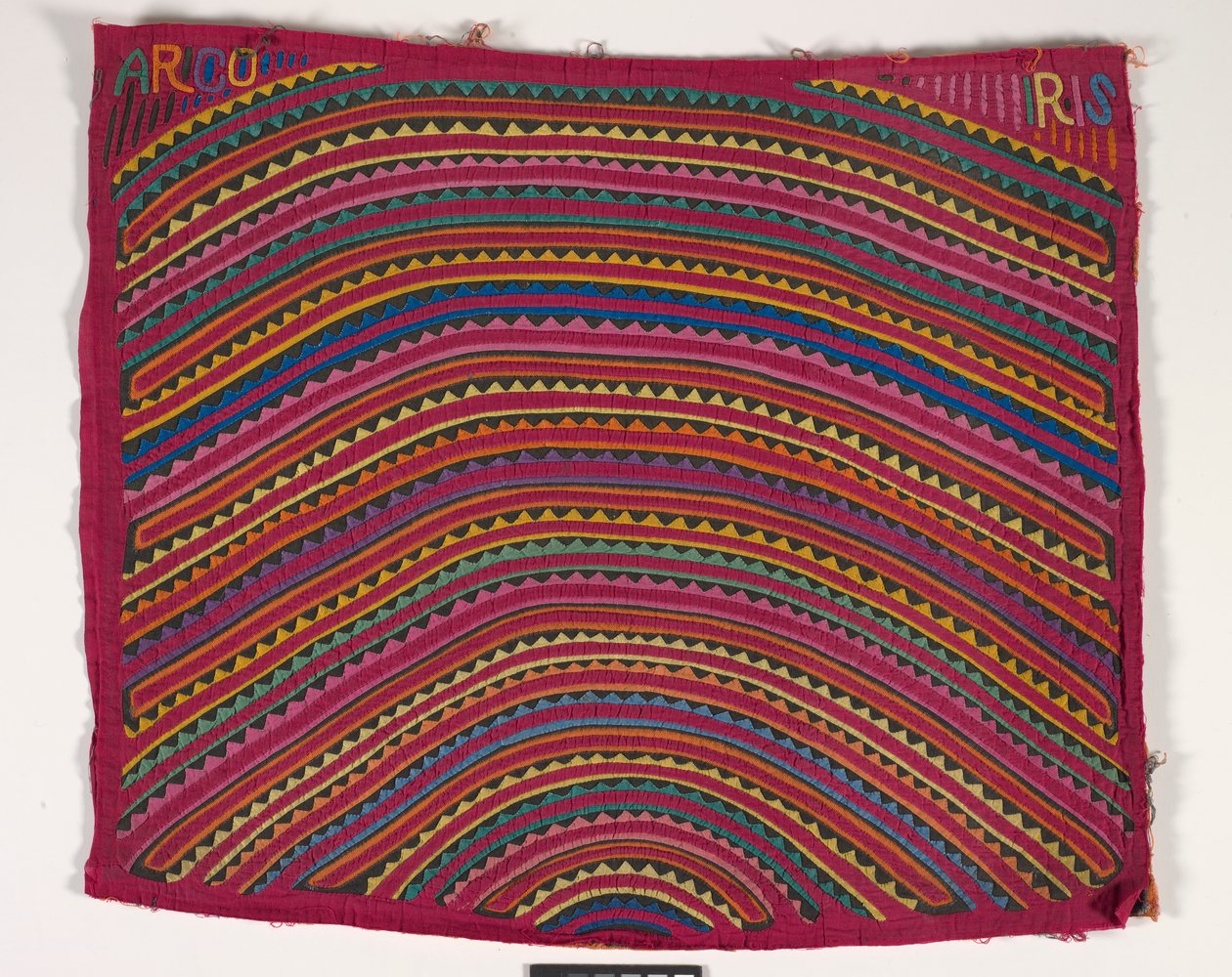 Panel košile (mola) (aplikovaná bavlna) od Kuna Indian Culture