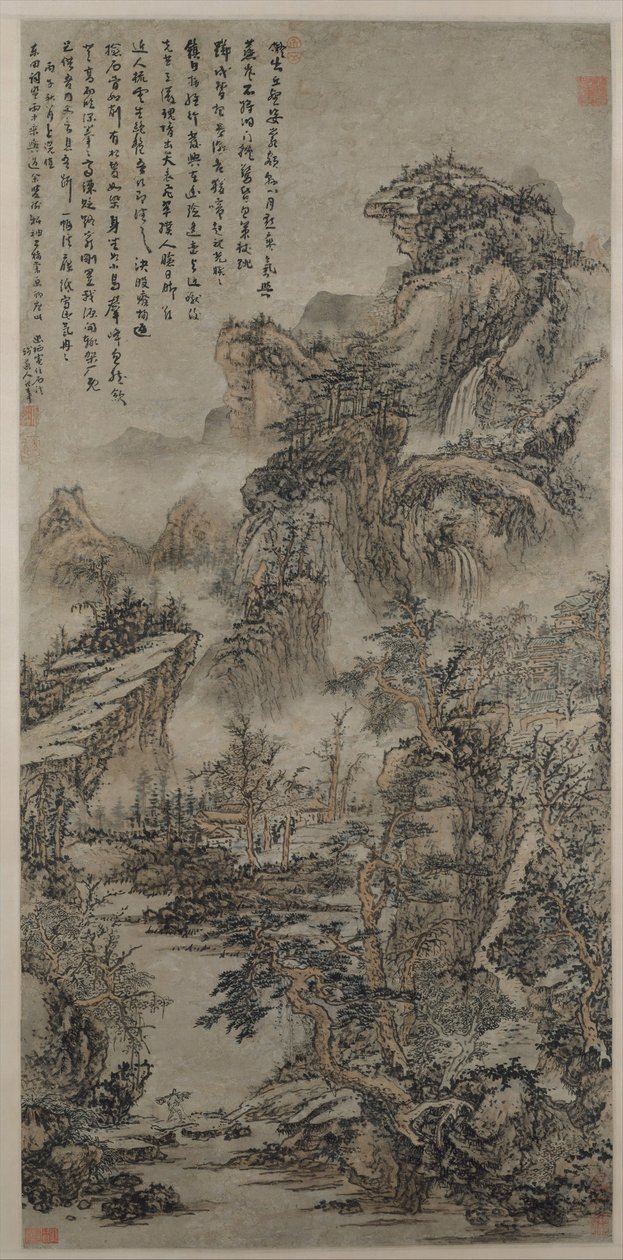 Zalesněné hory za soumraku z roku 1666. od Kuncan