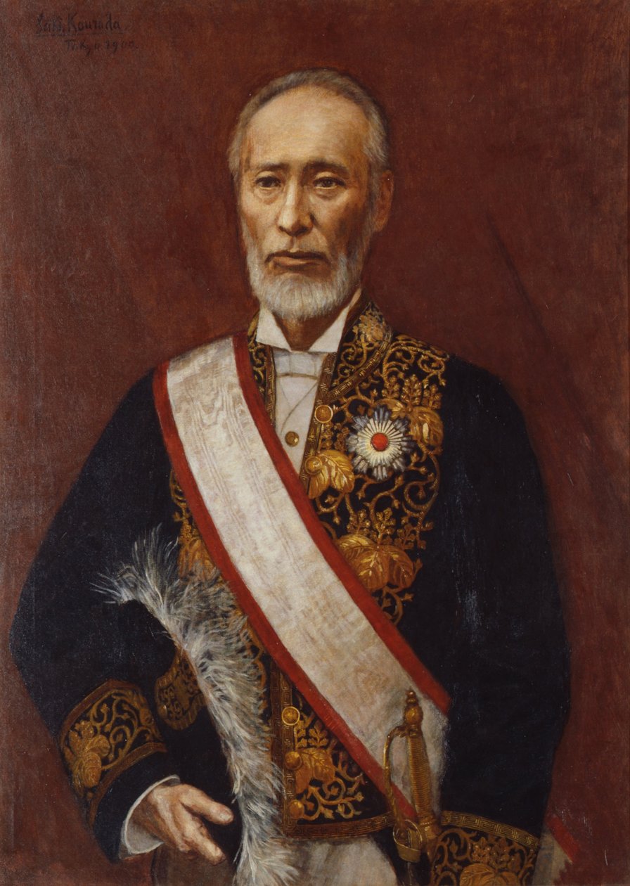 Portrét Terajima Munenori od Kuroda Seiki