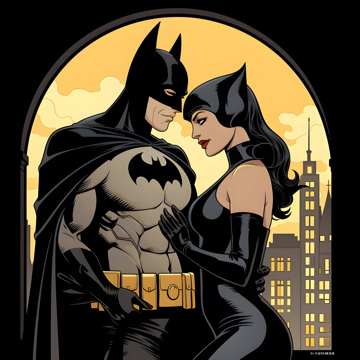 Batman a Catwoman 3 od Kurt Heppke