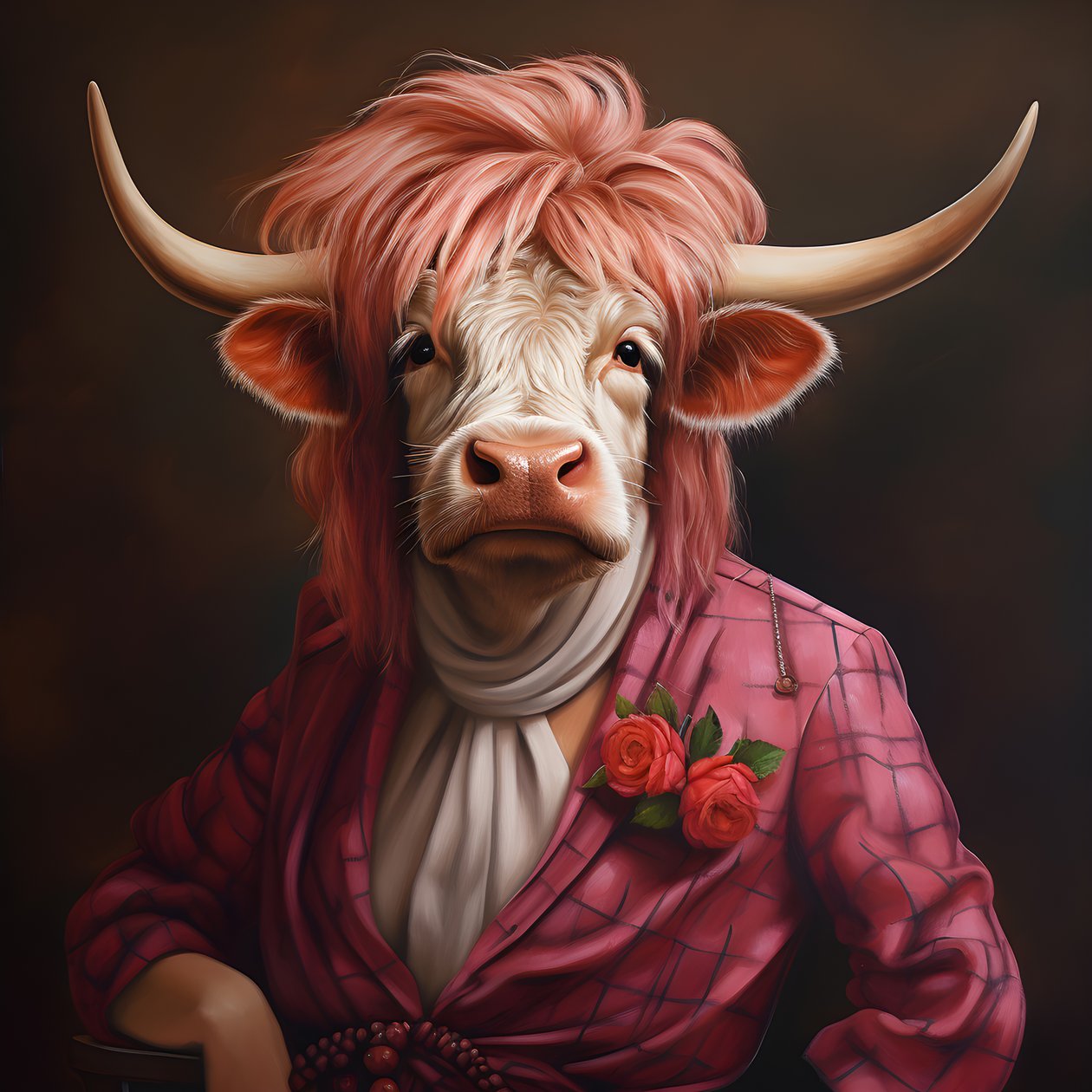 Highland Cow jako Marilyn Monroe 3 od Kurt Heppke