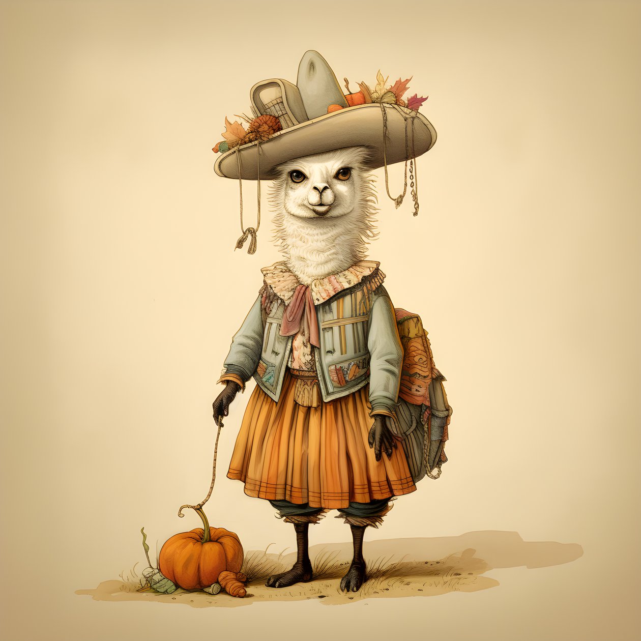 Laama, 1700-luvun Amerikka 3 od Kurt Heppke