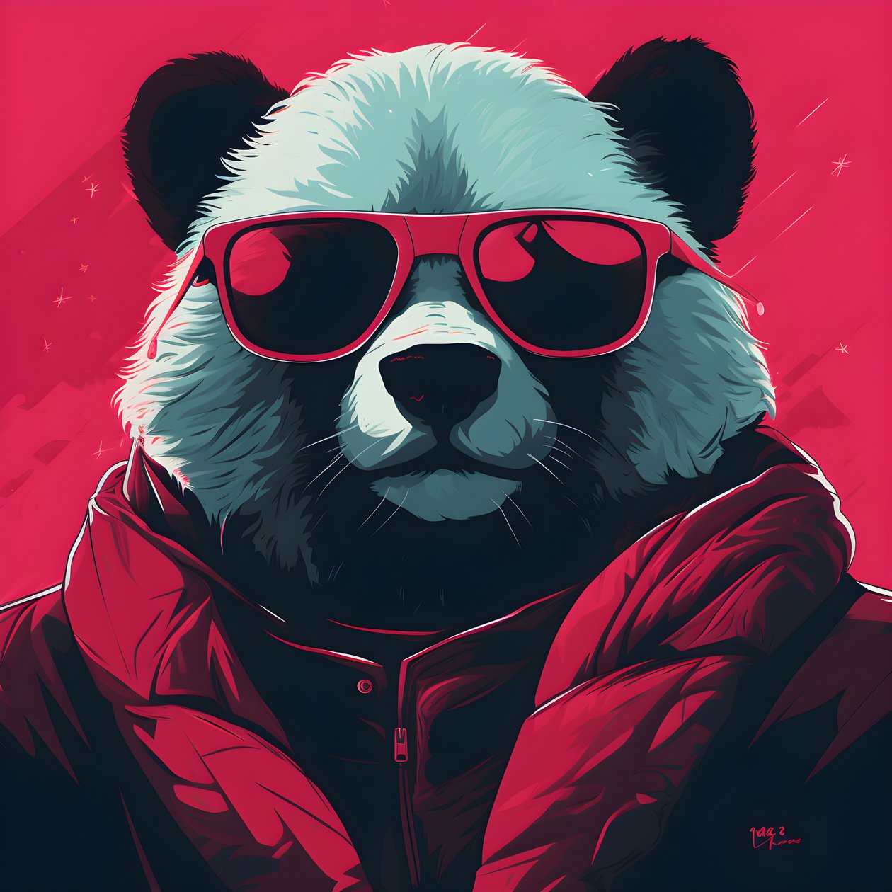 Panda s brýlemi 3 od Kurt Heppke