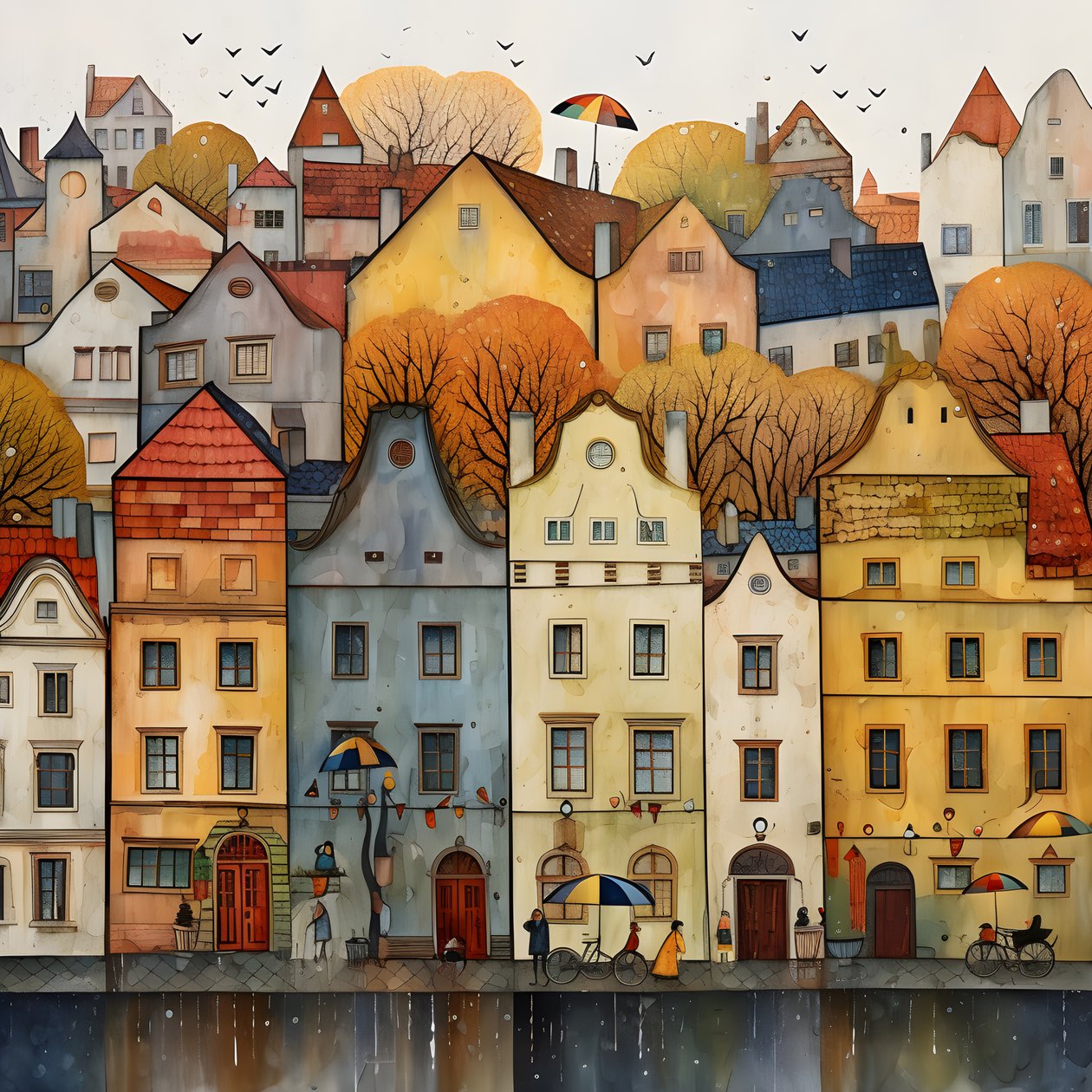 Praha Haeuser 1 od Kurt Heppke