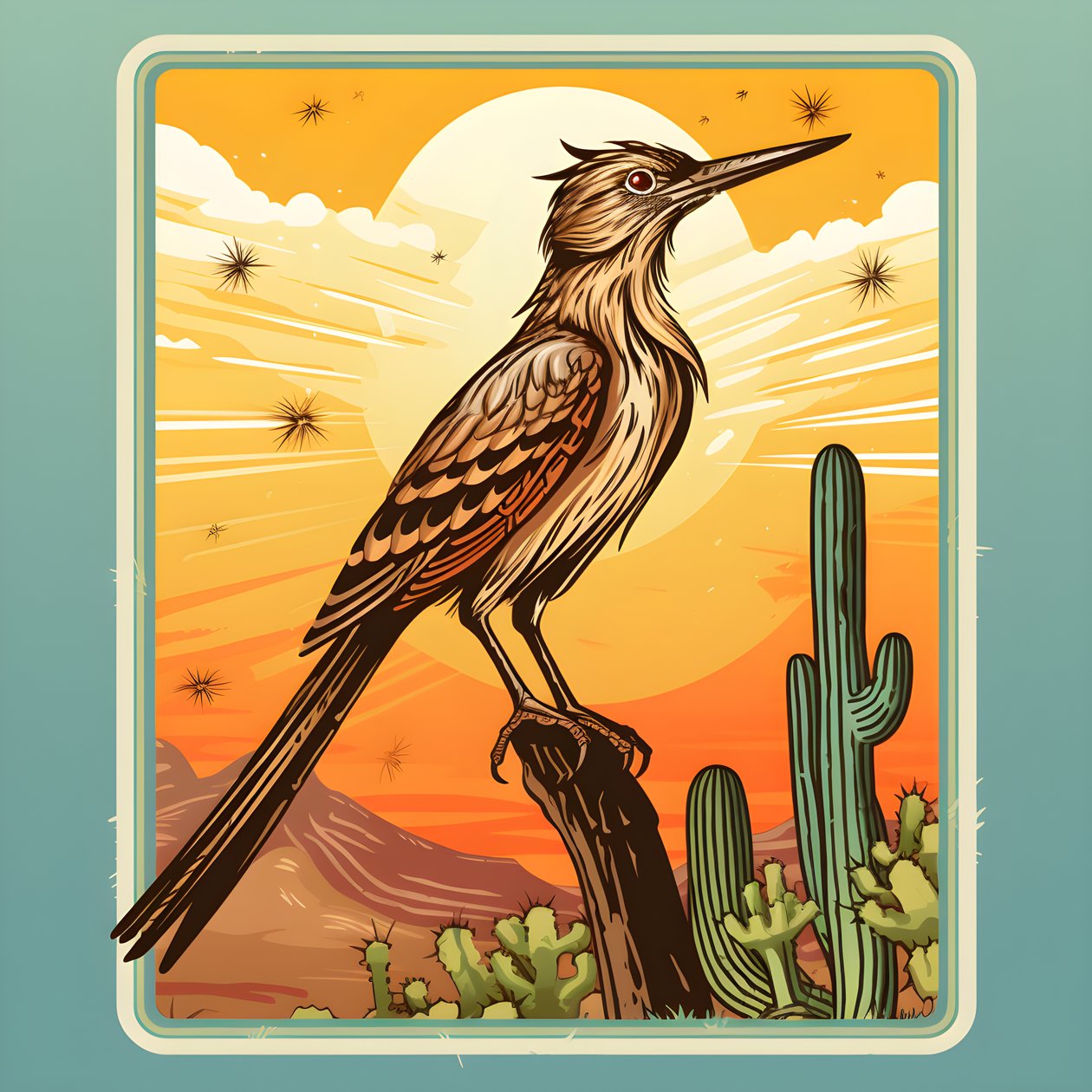 Roadrunner horké slunce 3 od Kurt Heppke