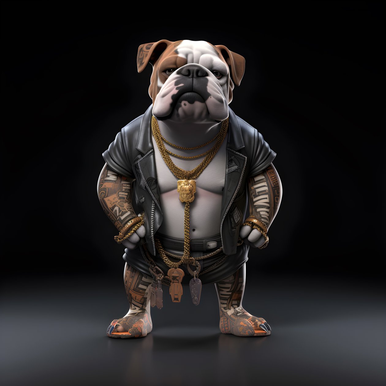 anglický buldok 3 od Kurt Heppke