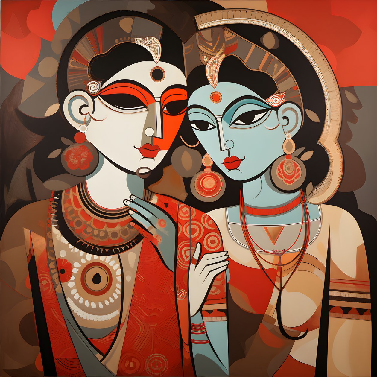 krishna & rupa 2 od Kurt Heppke
