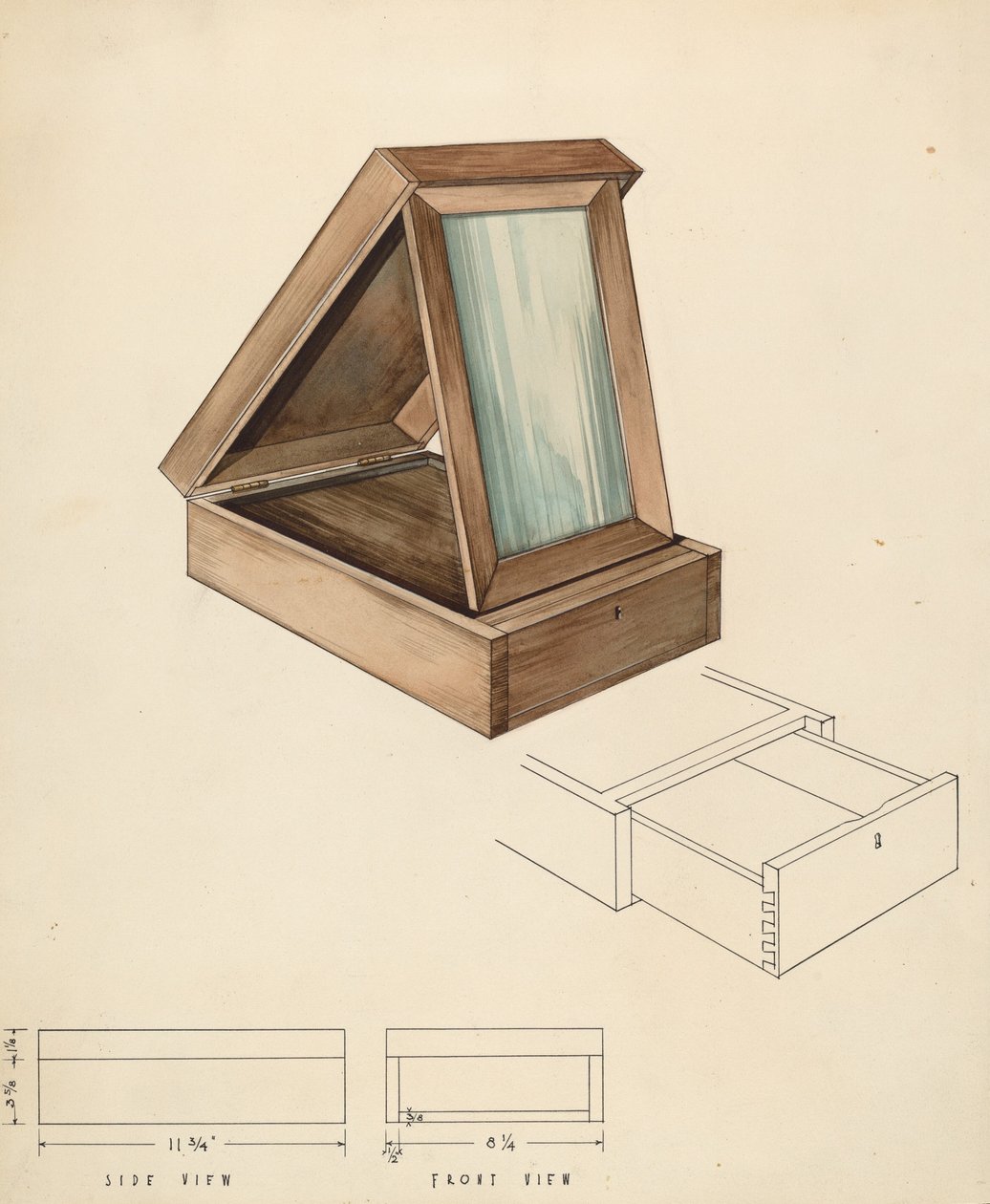 Bishop Hill: Dressing Case, 1936. od Kurt Melzer