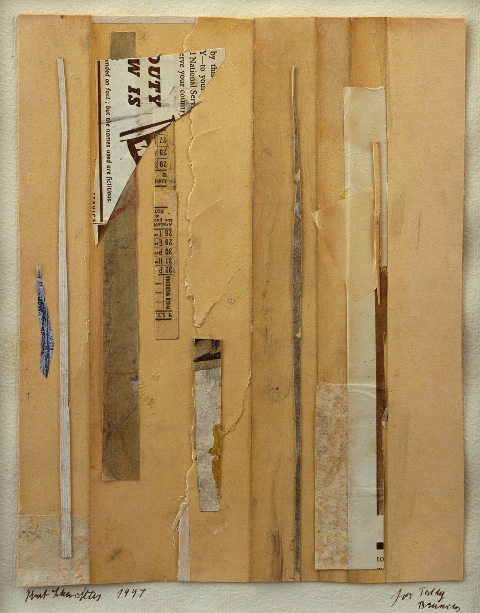 Koláž od Kurt Schwitters