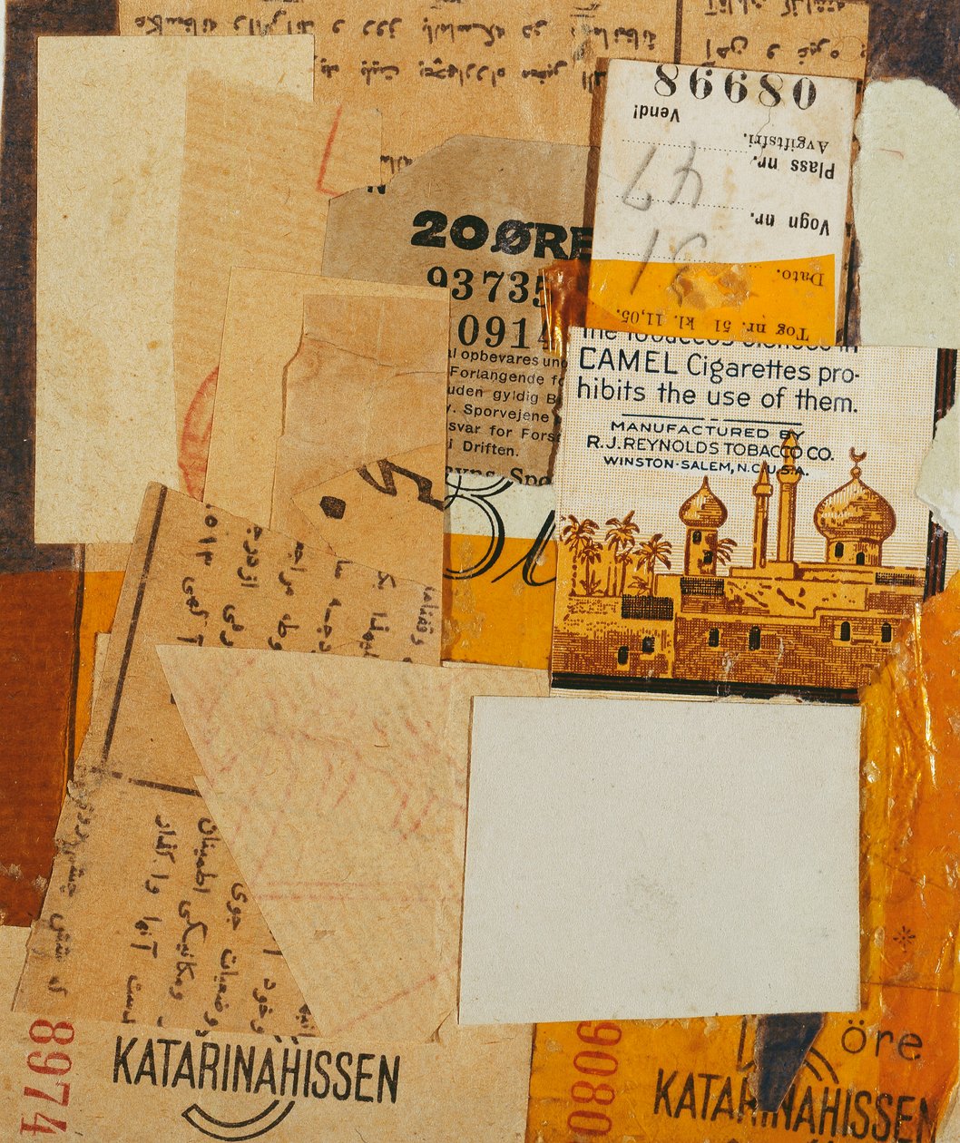 Katrinahissen, 1936 od Kurt Schwitters
