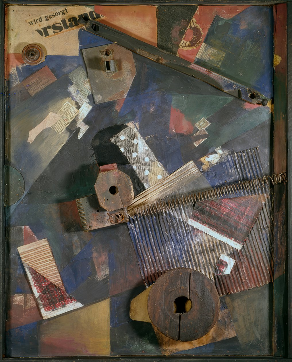 Stavebnictví Merz. Dislokované síly od Kurt Schwitters