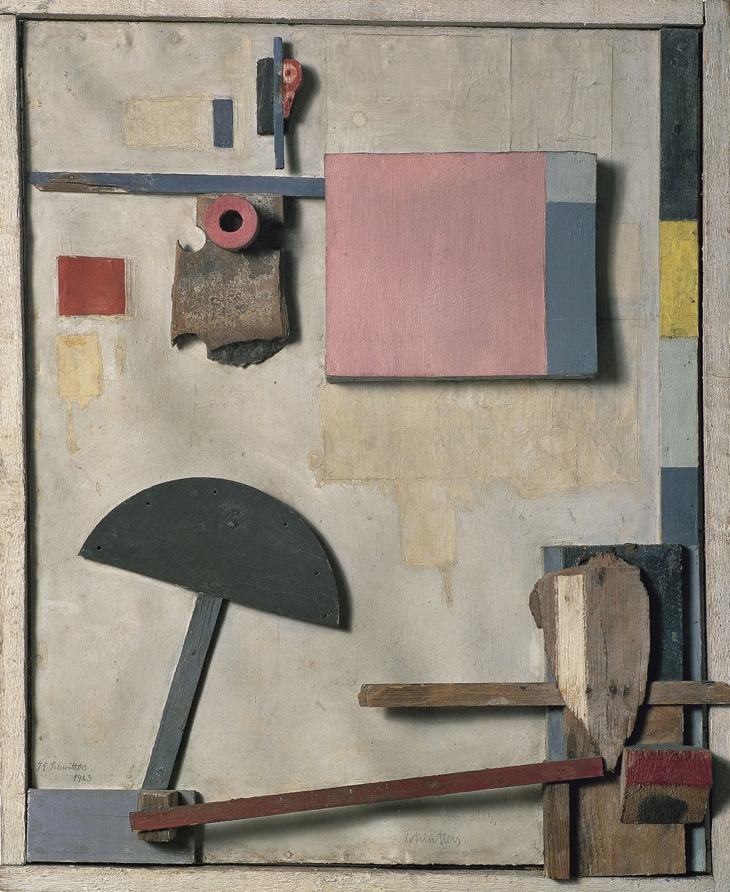 Merzbild Kijkduin, 1923 od Kurt Schwitters