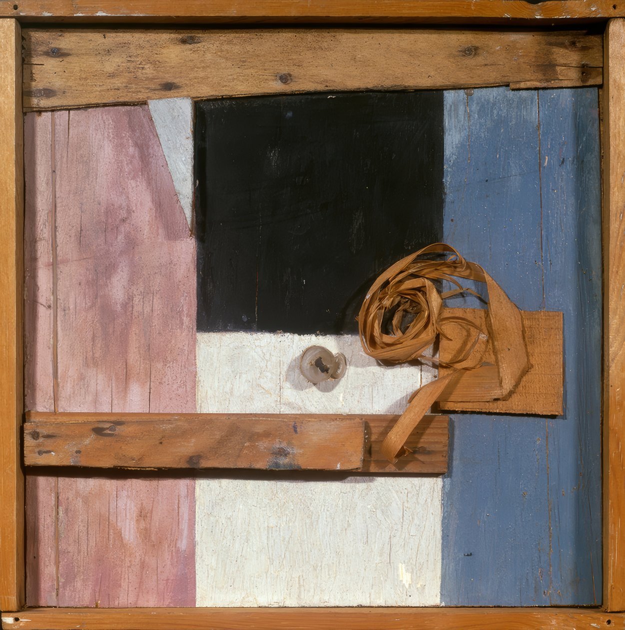 Merz obrázek se svíčkou od Kurt Schwitters