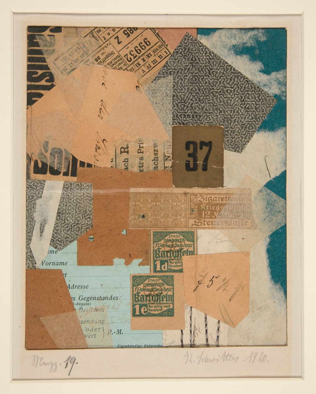 Merzz. 19 od Kurt Schwitters