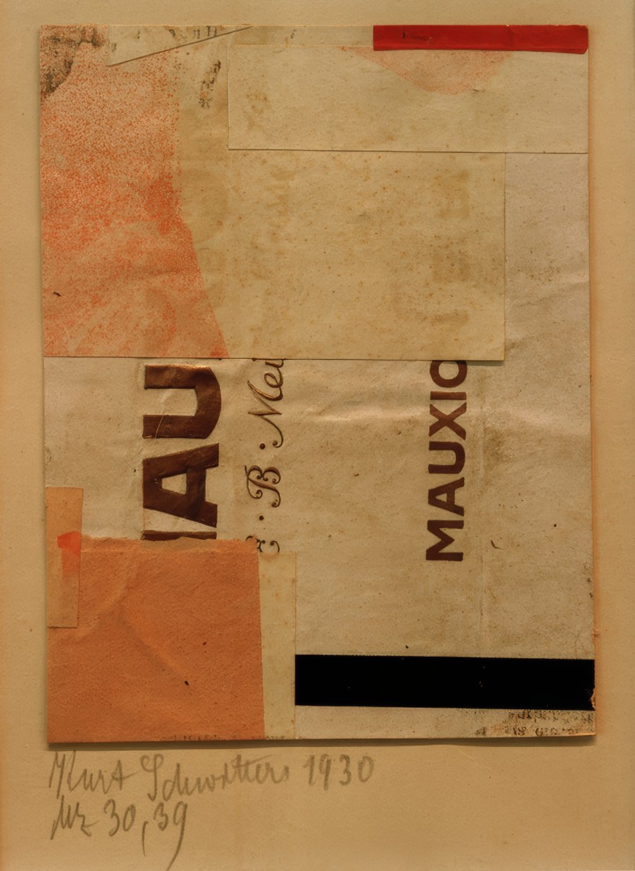 rozptýlené 0,39 od Kurt Schwitters
